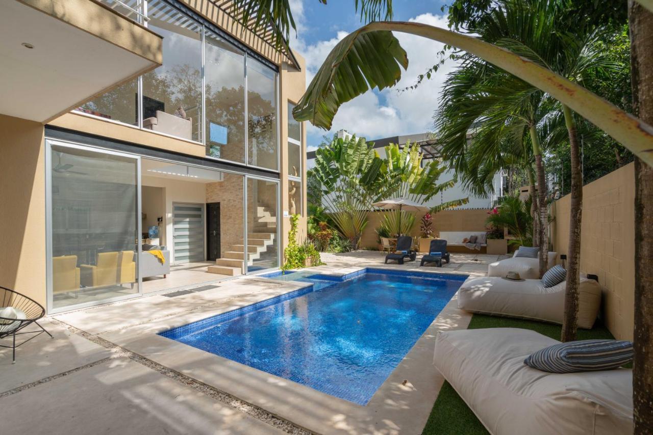Tulum Private Modern Villa-Pool Beds-Ac-Internet-Parking-Grill エクステリア 写真