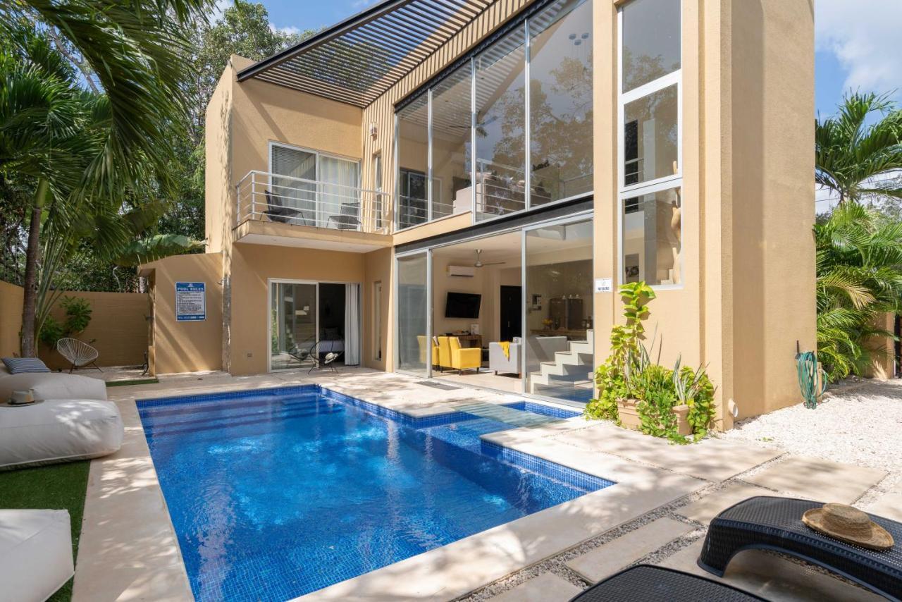Tulum Private Modern Villa-Pool Beds-Ac-Internet-Parking-Grill エクステリア 写真