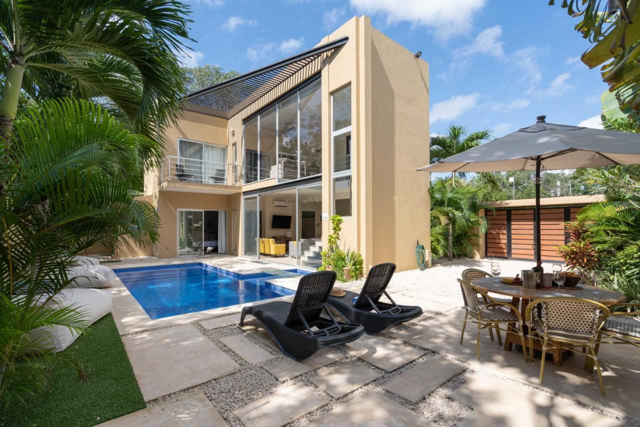 Tulum Private Modern Villa-Pool Beds-Ac-Internet-Parking-Grill エクステリア 写真