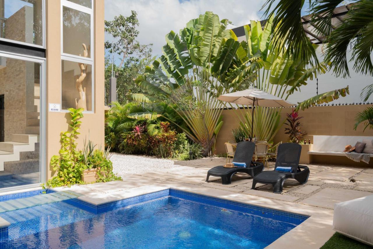 Tulum Private Modern Villa-Pool Beds-Ac-Internet-Parking-Grill エクステリア 写真