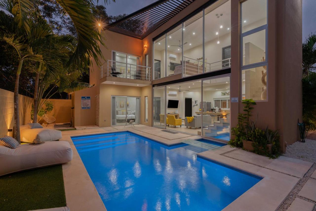 Tulum Private Modern Villa-Pool Beds-Ac-Internet-Parking-Grill エクステリア 写真