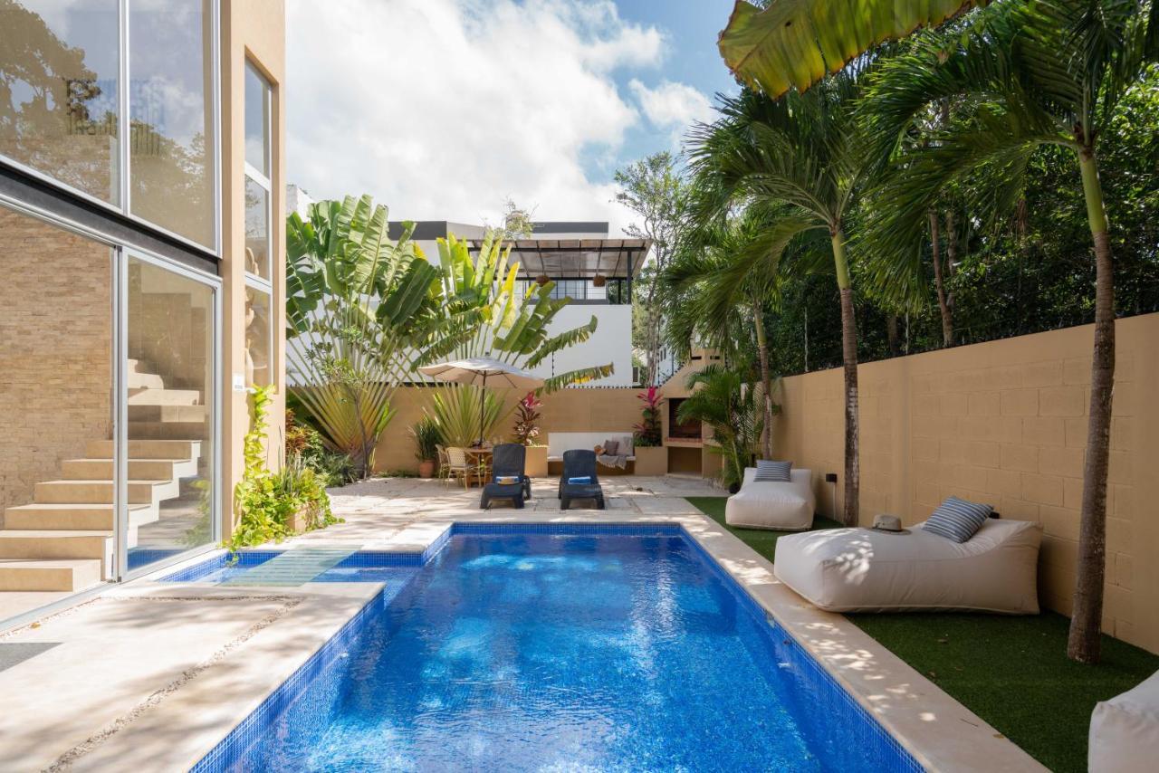 Tulum Private Modern Villa-Pool Beds-Ac-Internet-Parking-Grill エクステリア 写真