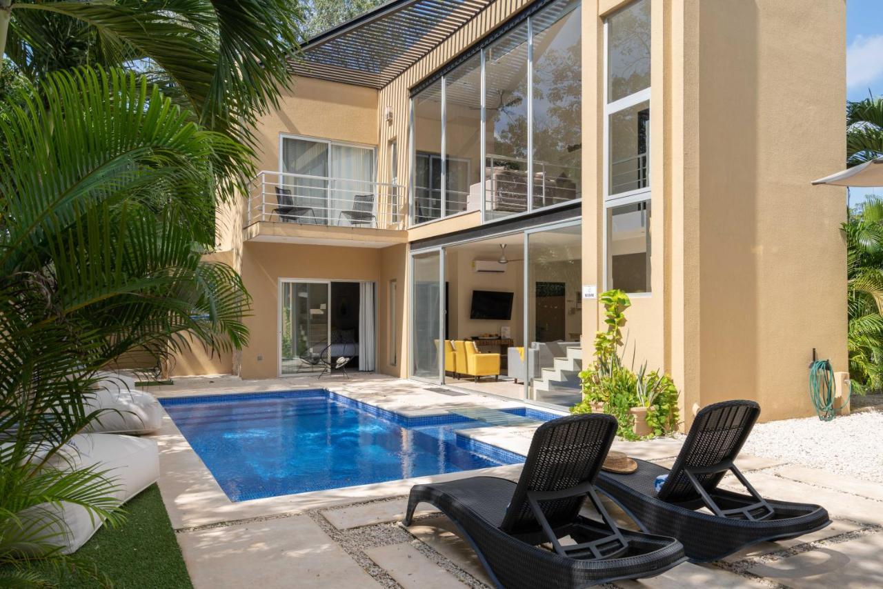 Tulum Private Modern Villa-Pool Beds-Ac-Internet-Parking-Grill エクステリア 写真