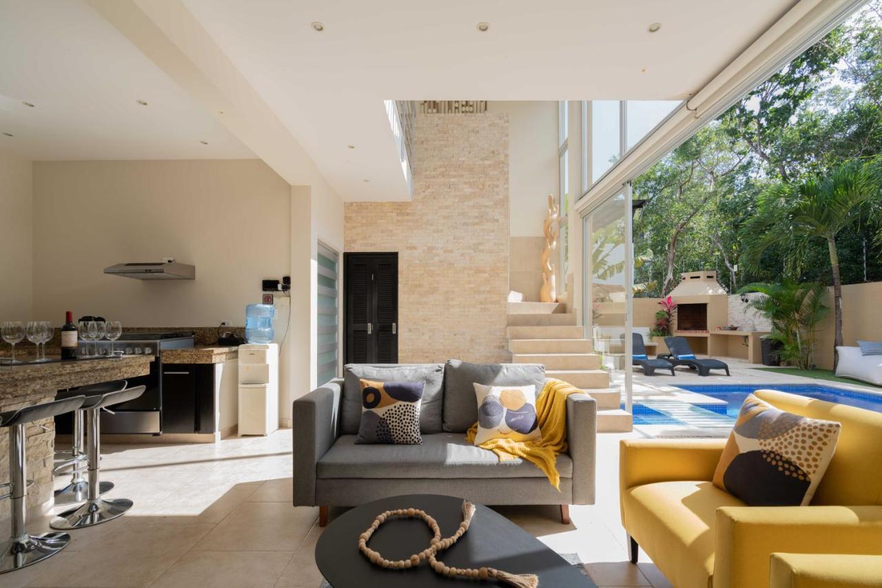 Tulum Private Modern Villa-Pool Beds-Ac-Internet-Parking-Grill エクステリア 写真